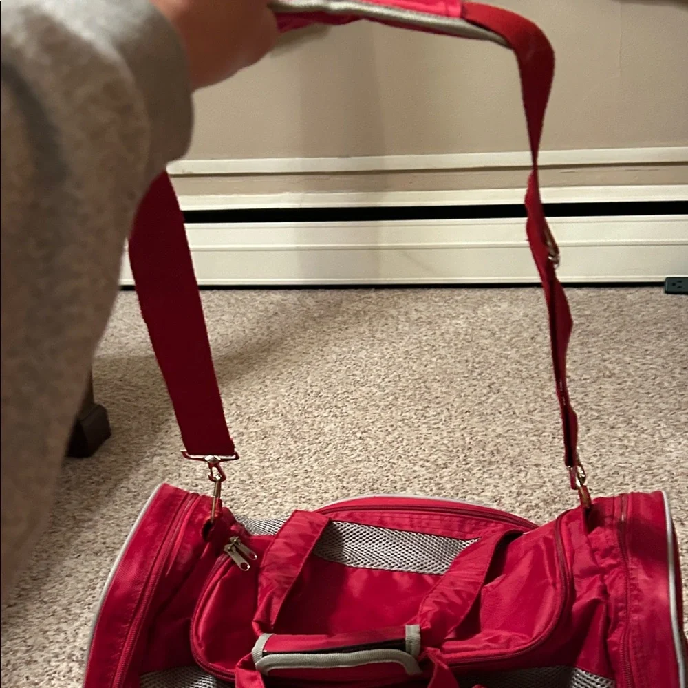 PLAYBOY Golf Red Duffel Bag